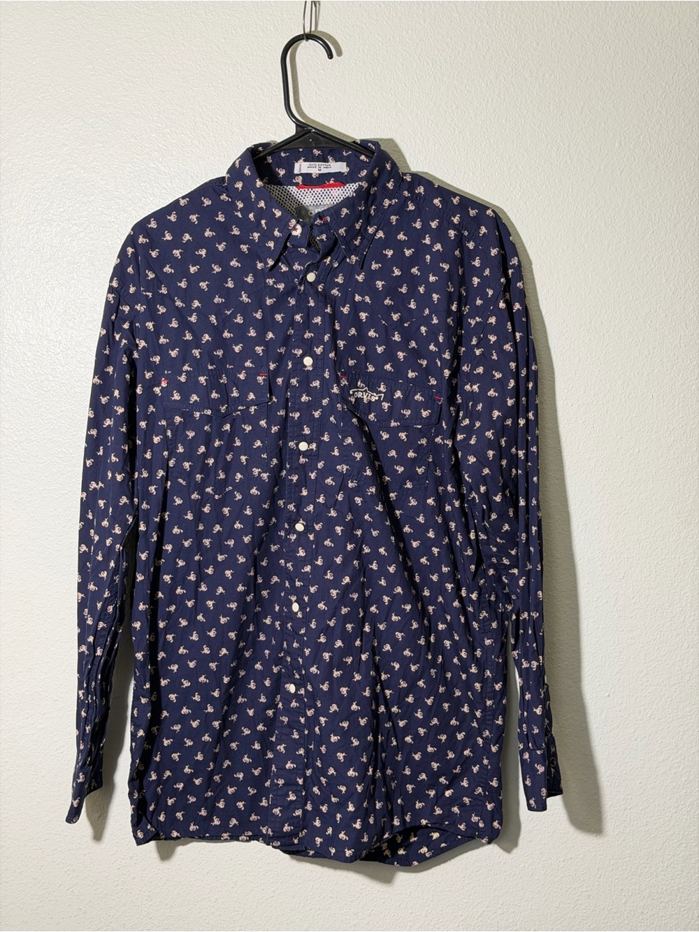 Orvis Trout Bum Button Down Long Sleeve Men’s Shirt Sz M